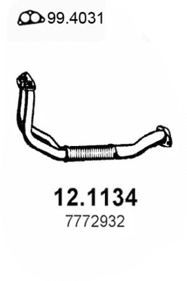 Exhaust Pipe (12.1134)