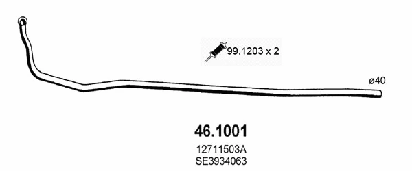 Exhaust Pipe (46.1001)