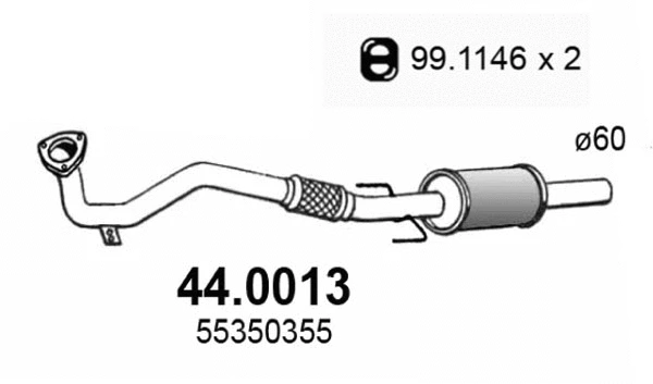 Catalytic Converter (44.0013)
