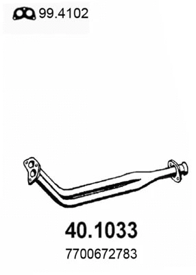 Exhaust Pipe (40.1033)