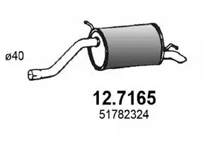 Rear Muffler (12.7165)