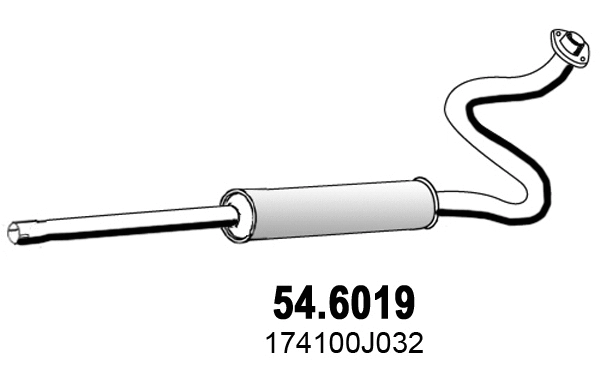 Centre Muffler (54.6019)