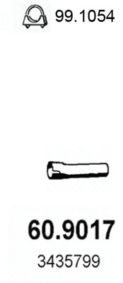 Exhaust Pipe (60.9017)