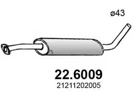 Centre Muffler (22.6009)