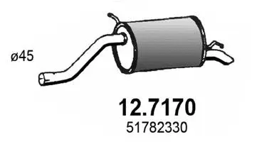 Rear Muffler (12.7170)