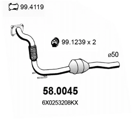 Catalytic Converter (58.0045)