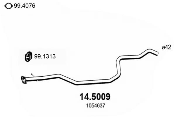 Exhaust Pipe (14.5009)