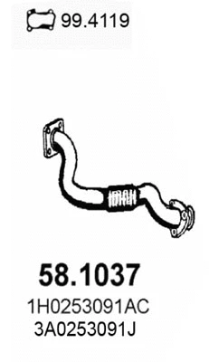 Exhaust Pipe (58.1037)