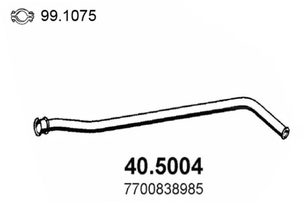 Exhaust Pipe (40.5004)