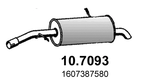 Rear Muffler (10.7093)