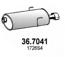 Rear Muffler (36.7041)
