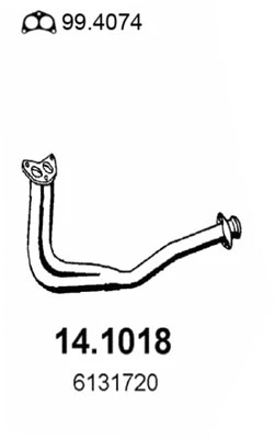 Exhaust Pipe (14.1018)