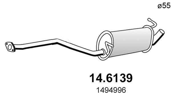 Centre Muffler (14.6139)