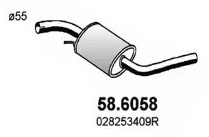 Centre Muffler (58.6058)