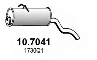 Rear Muffler (10.7041)