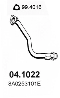 Exhaust Pipe (04.1022)