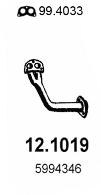 Exhaust Pipe (12.1019)