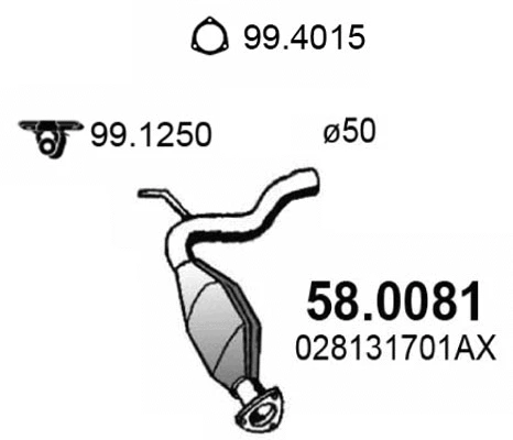 Catalytic Converter (58.0081)