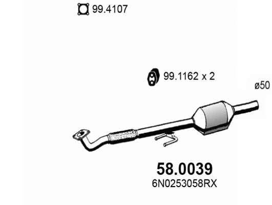 Catalytic Converter (58.0039)
