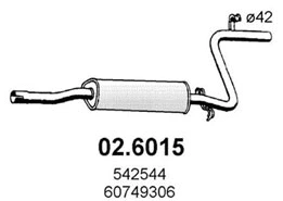 Centre Muffler (02.6015)