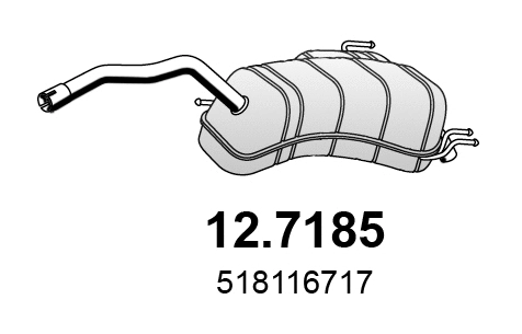 Rear Muffler (12.7185)