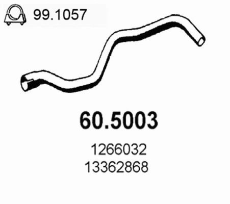 Exhaust Pipe (60.5003)
