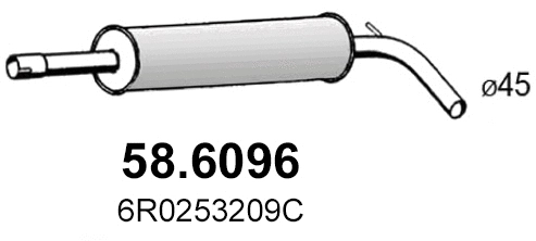 Centre Muffler (58.6096)