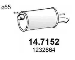 Rear Muffler (14.7152)