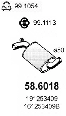 Centre Muffler (58.6018)
