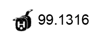 Mount, exhaust system (99.1316)