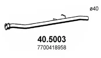 Exhaust Pipe (40.5003)