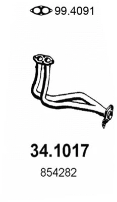 Exhaust Pipe (34.1017)