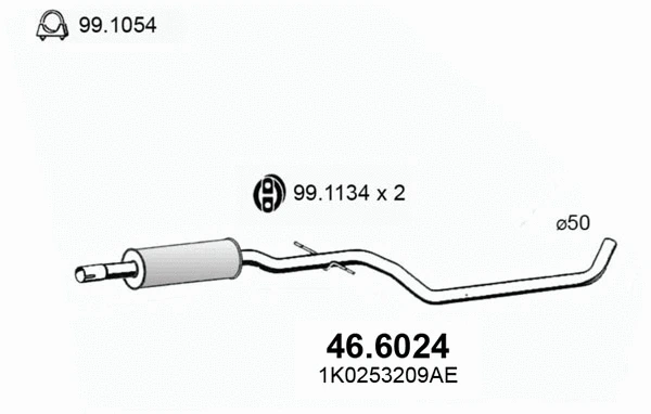 Centre Muffler (46.6024)