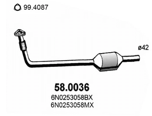 Catalytic Converter (58.0036)