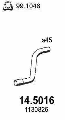 Exhaust Pipe (14.5016)
