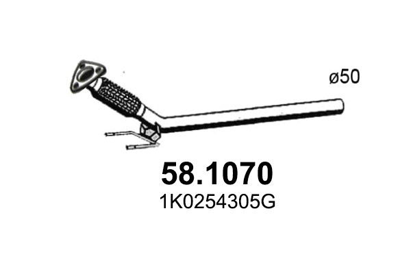 Exhaust Pipe (58.1070)