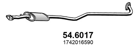 Centre Muffler (54.6017)