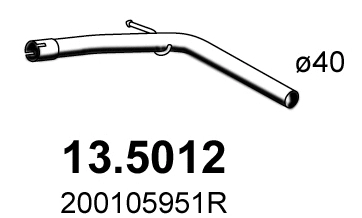 Exhaust Pipe (13.5012)