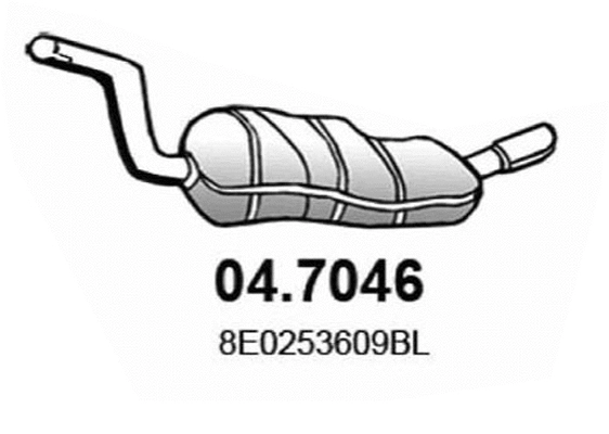 Rear Muffler (04.7046)