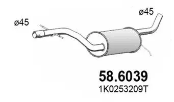 Centre Muffler (58.6039)