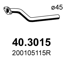 Exhaust Pipe (40.3015)