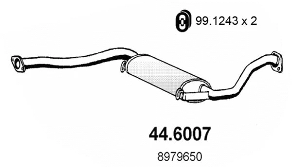 Centre Muffler (44.6007)