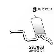Rear Muffler (28.7063)