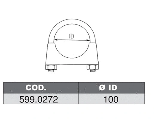 Mounting Kit, muffler (599.0272)