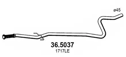 Exhaust Pipe (36.5037)