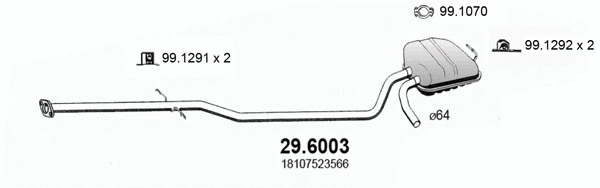 Centre Muffler (29.6003)