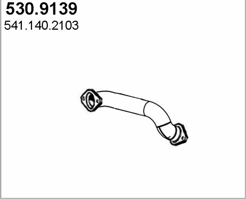 Exhaust Pipe (530.9139)