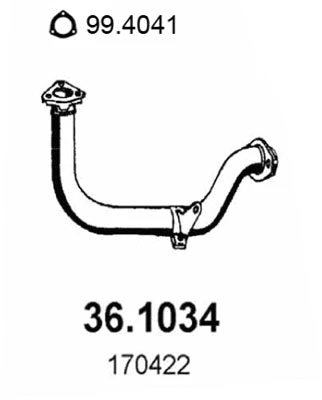 Exhaust Pipe (36.1034)