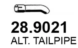 Exhaust Pipe (28.9021)