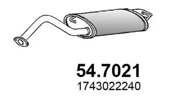 Rear Muffler (54.7021)